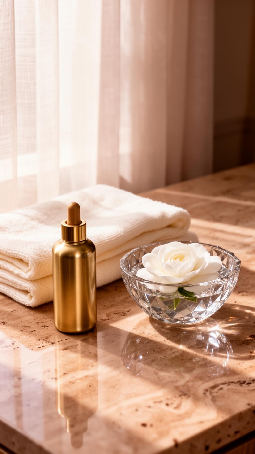 A polished cosmetic surgery practice — clean lines, premium materials, considered detail